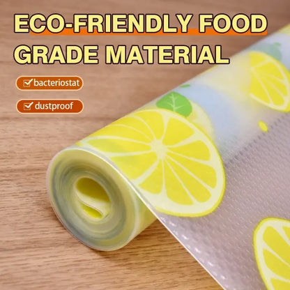 Anti-slip Drawer Mat – Pvc Sheet Roll (45cm X 150cm) For Cabinets, Shelves, And Refrigerators (random Design)
