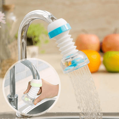 Kitchen Shower Splash Fan Faucet With Clip Water-saving Filter Tap Nozzle Extended Each