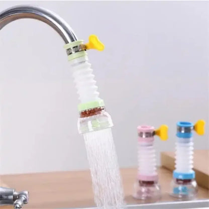 Kitchen Shower Splash Fan Faucet With Clip Water-saving Filter Tap Nozzle Extended Each